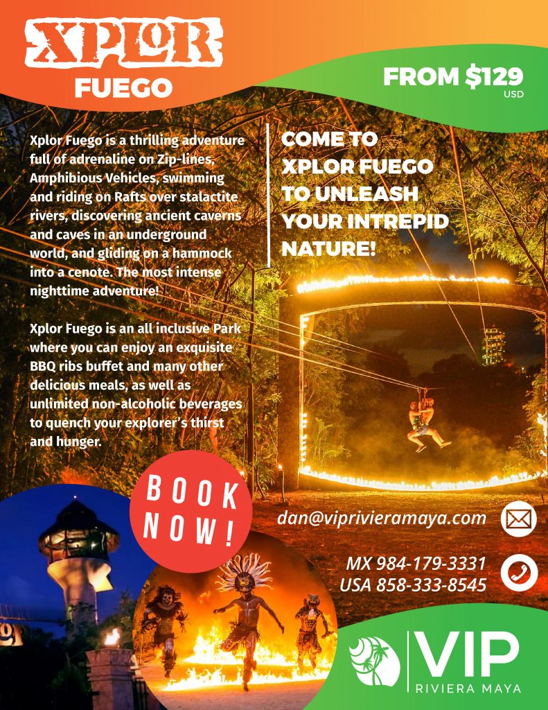 Xplor Fuego Public Tour Vip Riviera Maya